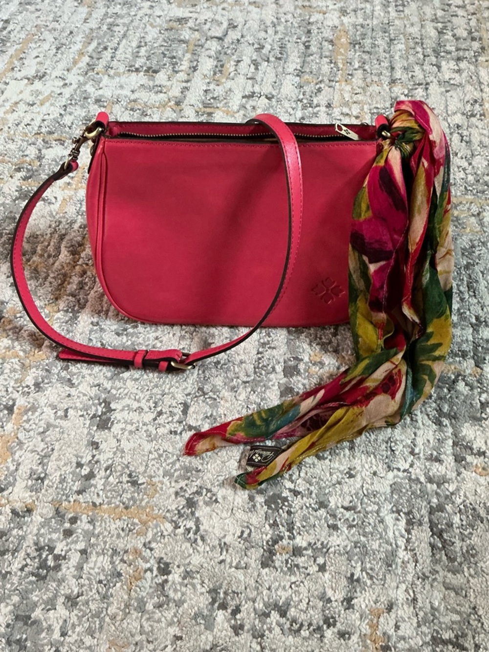 PATRICIA NASH IKARIA LEATHER SHOULDER BAG! EUC!